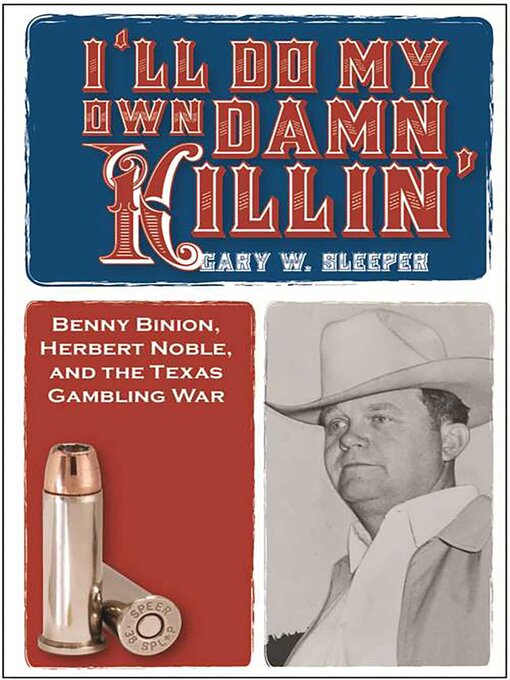 Cover image for I'll Do My Own Damn Killin'